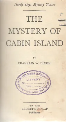 THE MYSTERY OF CABIN ISLAND BY FRANKLIN W.DIXON