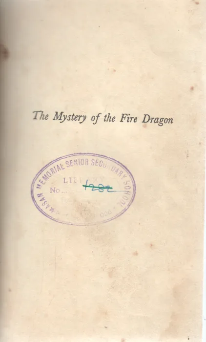 THE MYSTERY OF DRAGON BY CAROLYN KEENE