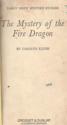 THE MYSTERY OF FIRE DRAGON BY CAROLYN KEENE