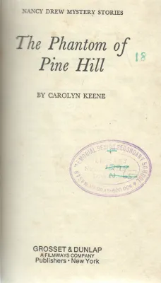 THE PANTOM OF PINE HILL BY CAROLYNN KEENE