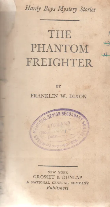 THE PHANTOM FREIGHTER BY FRANKLIN W. DIXON
