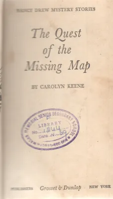 THE QUEST OF THE MISSING MAP BY CAROLYN KEENE