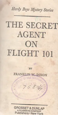 THE SECRET AGENT ON FLIGHT BY FRANKLIN.W DIXON