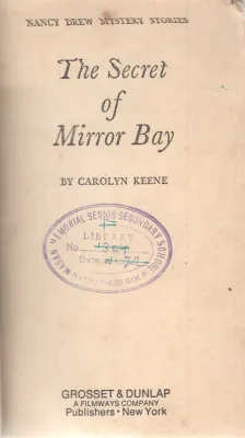 THE SECRET OF MIRROR BAY BY CAROLYN KEENE
