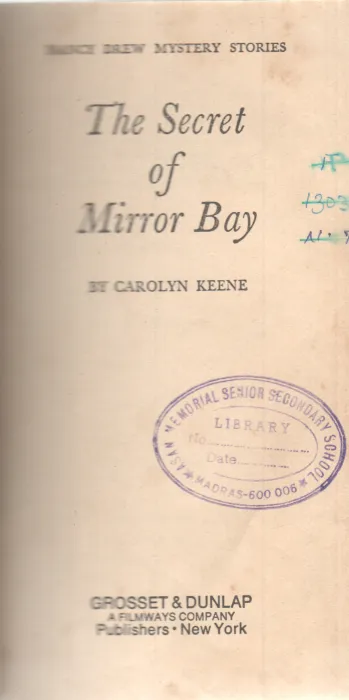 THE SECRET OF MIRROR BAY BY CAROLYN KEENE