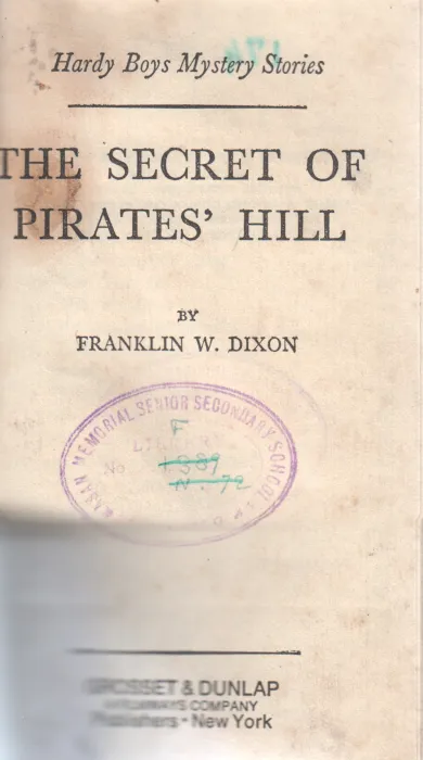THE SECRET OF PIRATES HILL BY FRAKLIN W.DIXON