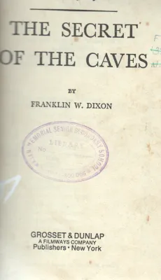 THE SECRET OF TE CAVES BY FRANKLIN W.DIXON