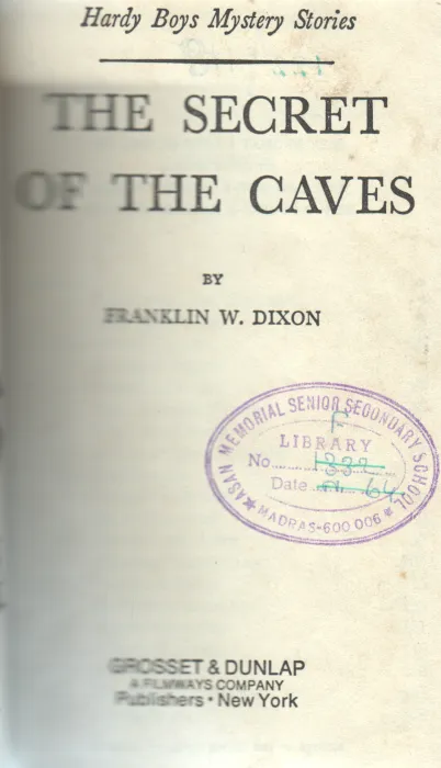 THE SECRET OF THE CAVES BY FRANKLIN W.DIXON