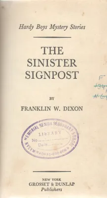 THE SINISTER SIGNPOST BY FRANKLIN W.DIXON
