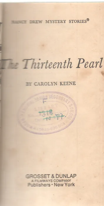 THE THIRTEENTH PEARL BY CAROLYN KEENE