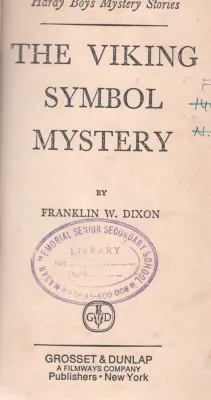 THE VIKING SYMBOL MYSTERY BY FRANKLIN W.DIXON
