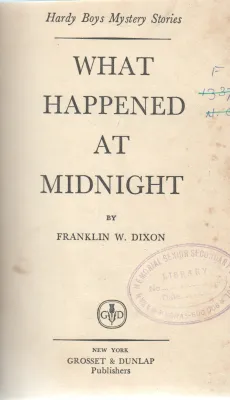 WHAT HAPPENED AT MIDNIGHT BY FRANKILN W.DIXON