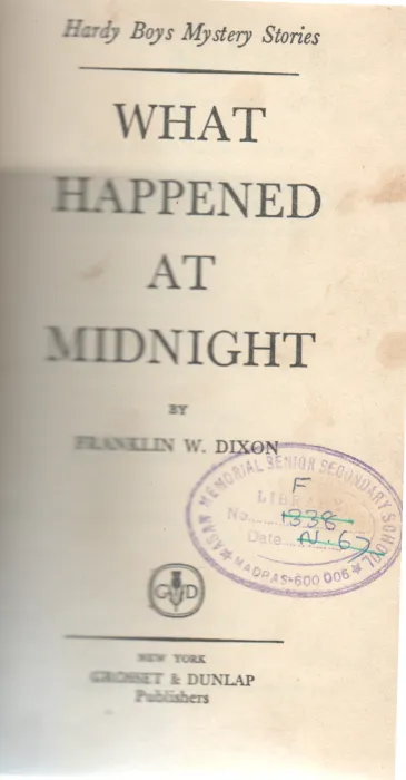 WHAT HAPPENED AT MIDNIGHT BY FRNKLIN W.DIXON