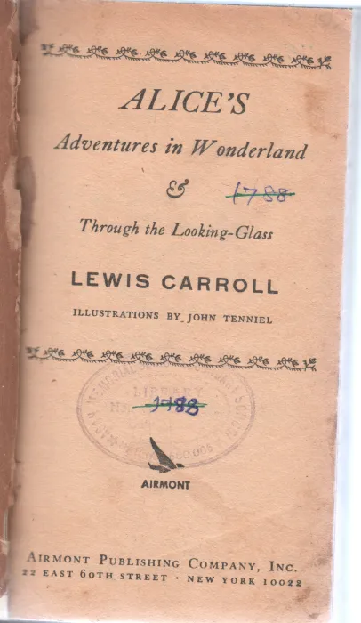 ALICES BY LEWIS CAROLL