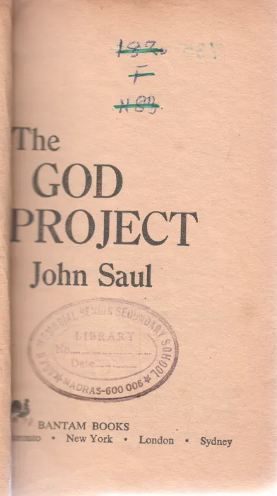 THE GOD PROJECT BY JOHN SAUL