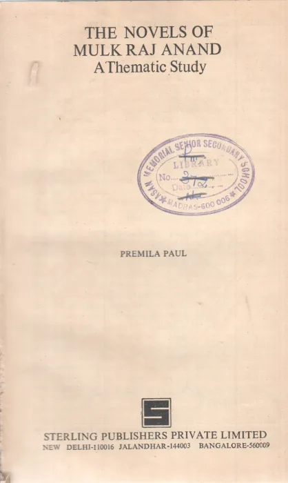 A THEMATIC STUDY BY PREMILA PAUL