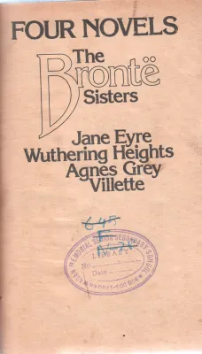 JANE EYRE WUTHEING HEIGHT AGNES GREY VILLETE