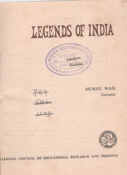 LEGENDS OF INDIA BY MURIEL WASI