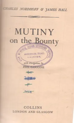 MUTINY ON THE BOUNTY BY CHARLES NORDHOFF
