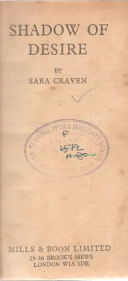 SHADOW OF DESIRE BY SARA CRAVEN