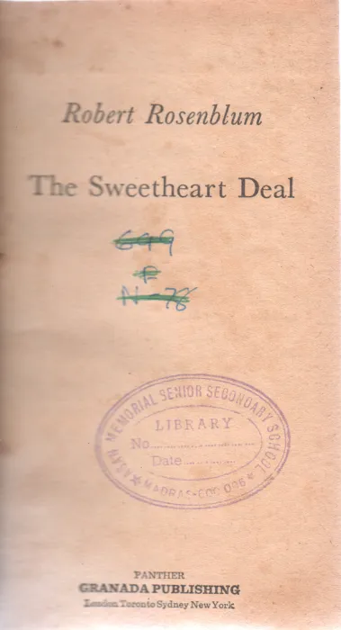 THE SWEETHEART DEAL BY ROBERT ROSENBLUM