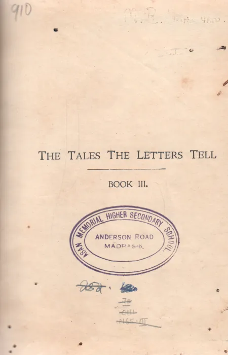 THE TALES THE LETTERS TELL