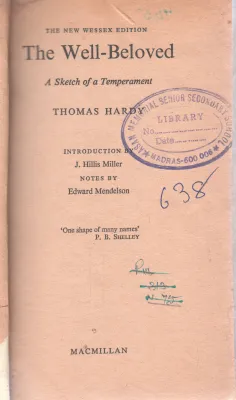 THE WELL BELOVED BY THOMAS HARDY