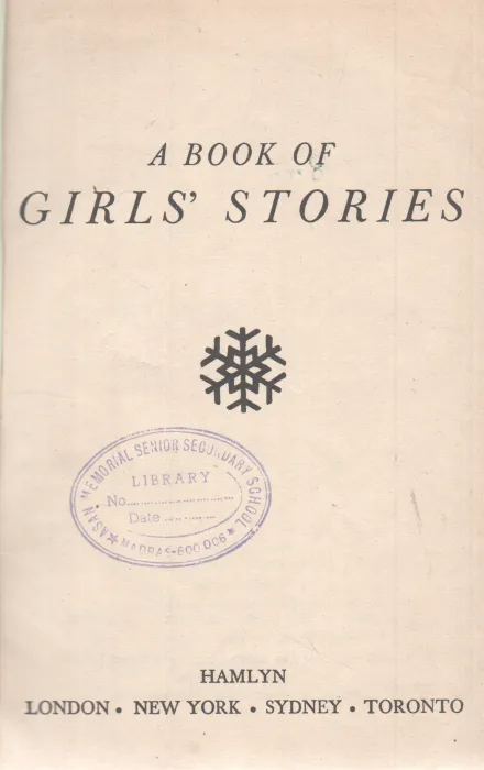 A BOOK OF GIRL'S STORIES