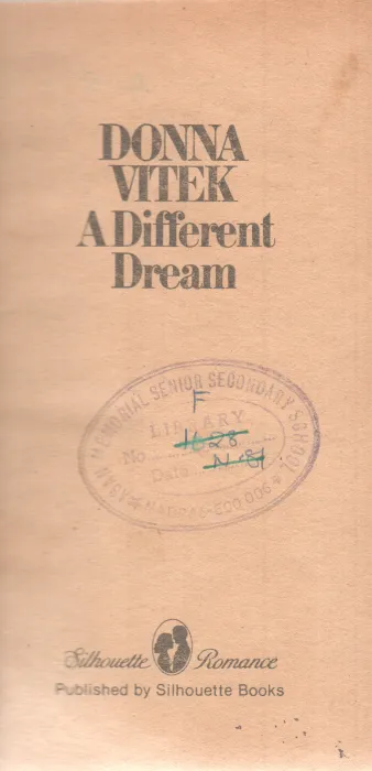 A DIFFERENT DREAM BY DONNA VITEK
