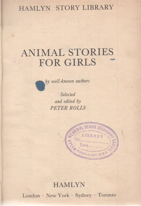 ANIMAL STORIES FOR GIRLS