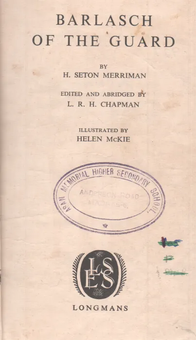 BARLASCH OF THE GUARD BY H. SENTON MERRIMAN