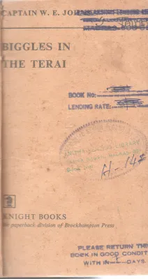 BIGGLES IN THE TERAI BY W.E. JOHNS