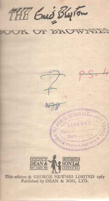 BOOK OF BROWNIES BY ENID BLYTON