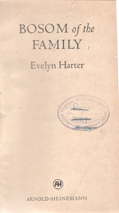 BOSOM OF THE FAMILY BY EVELYN HARTER