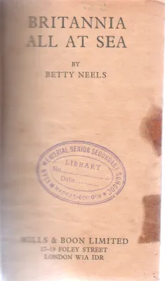 BRITANNIA ALL AT SEA BY BETY NEELS