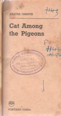 CAT AMONG THE PIGEONS BY AGATHA CHRISTIE