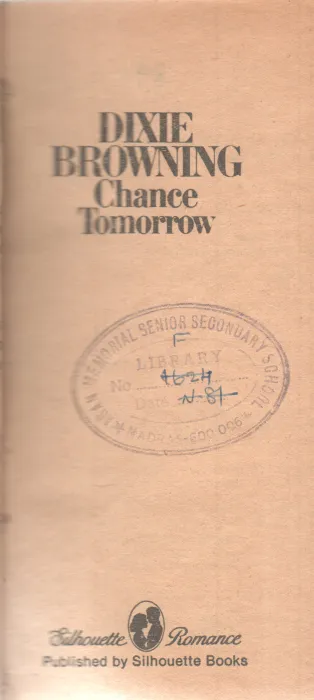 CHANCE TOMORROW BY DIXIE BROWNING