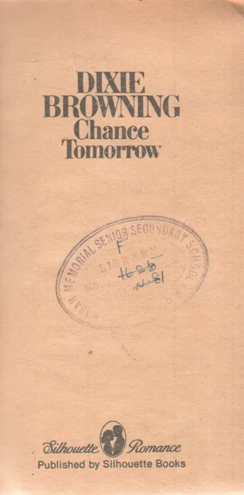 CHANCE TOMORROW BY DIXIE BROWNING