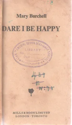 DARE I BE HAPPY BY MARY BURCHELL