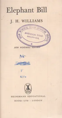 ELEPHANT BILL BY J.H. WILLIAMS
