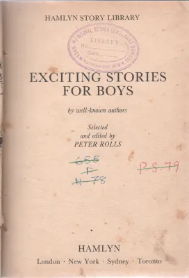 EXCITING STORIES FOR BOYS