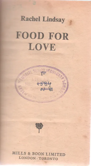 FOOD FOR LOVE BY RACHEL LINDSAY