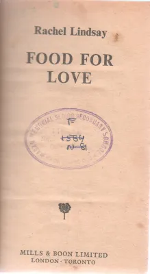 FOOD FOR LOVE BY RACHEL LINDSAY