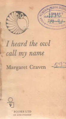 I HEARD THE OWL CALL MY NAME BY MARAGRET CRAVEN