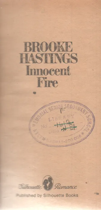 INNOCENT FIRE BY BROOKE HASTINGS