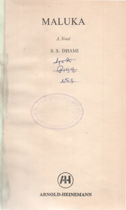 MALUKA BY S.S. DHAMI