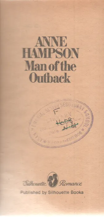 MAN OF THE OUTBACK BY ANNE HAMPSON