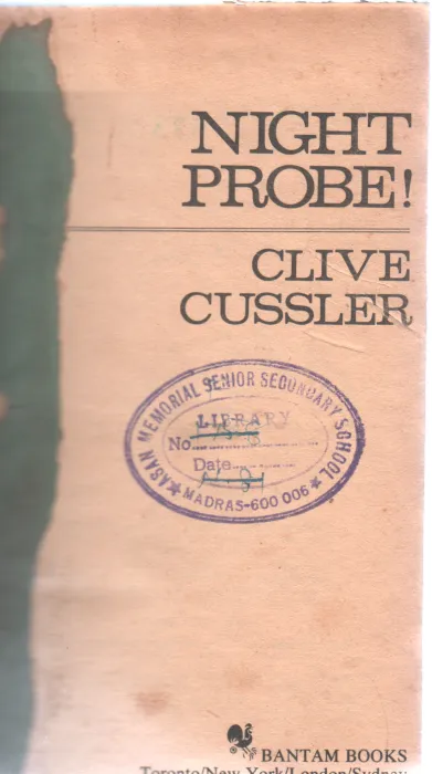 NIGHT PROBE BY CLIVE CUSSLER