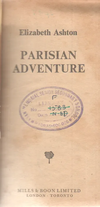 PARISIAN ADVENTURE BY ELIZABETH ASHTON