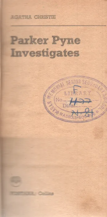 PARKER PYNE INVESTIGATES BY AGATHA CHRISTIE